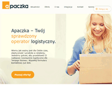 Tablet Screenshot of apaczka.pl